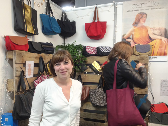 La marque Camille au salon Veggie World Paris 2019 (c) Vegan France Interpro