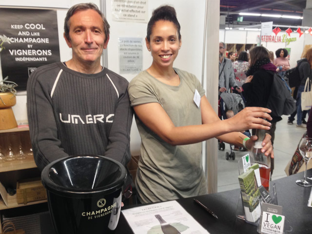 Champagne Legret au salon Veggie World Paris 2019 (c) Vegan France Interpro