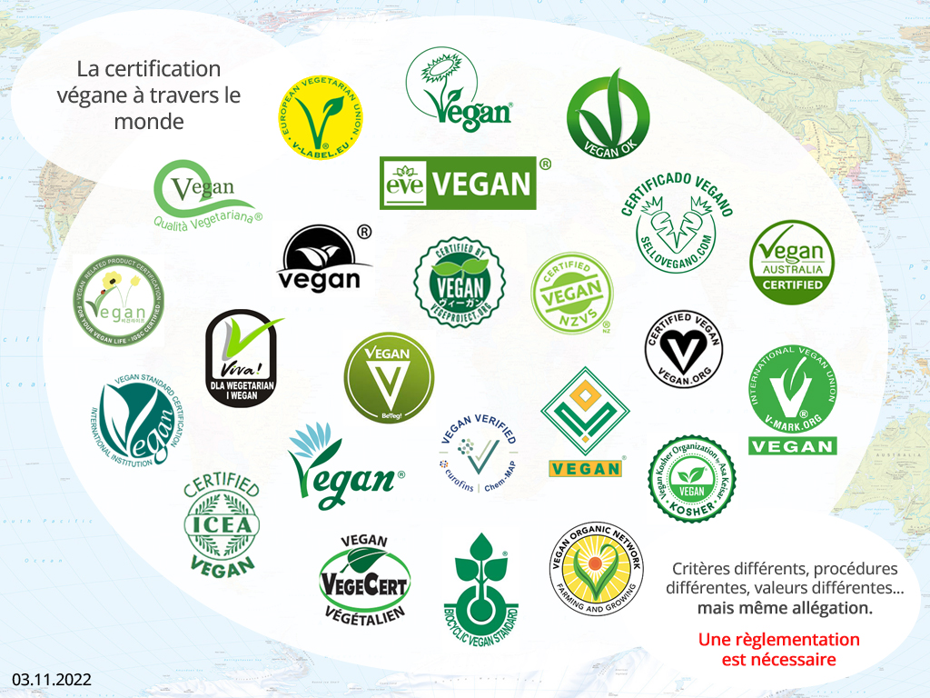 Liste labels vegan